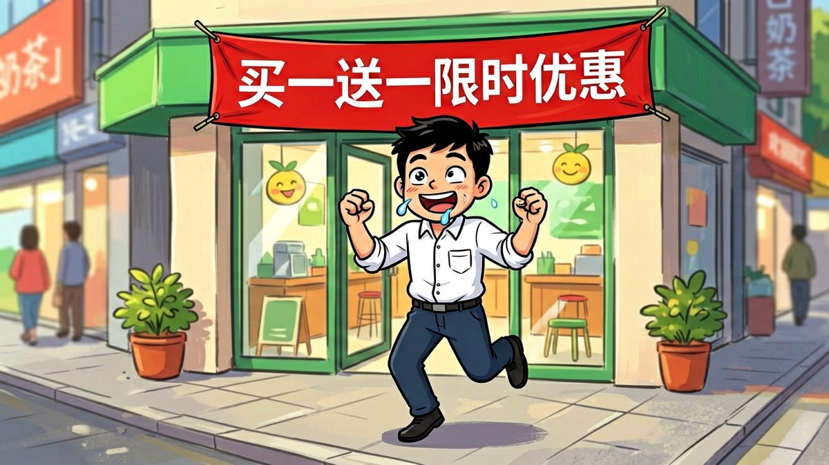 看到买一送一，打工人的眼睛瞬间亮了