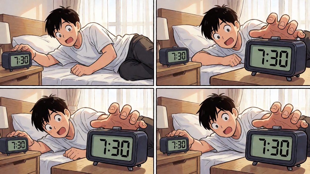 闹钟7:30响了，打工人惊恐万状