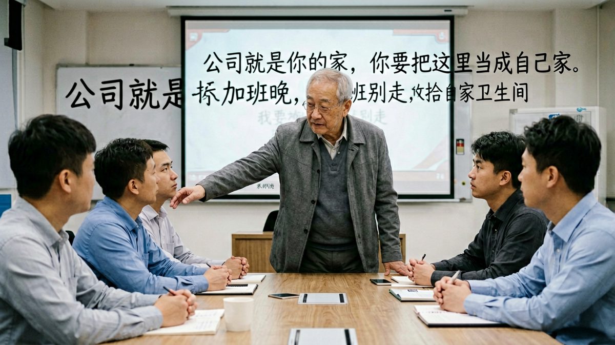 公司是我家，所以加班收拾卫生间