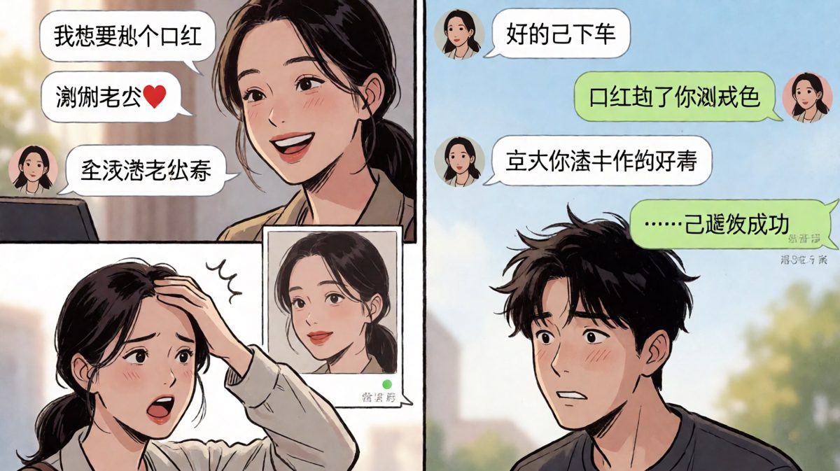 直男式浪漫：嘴上说好看，手指很诚实