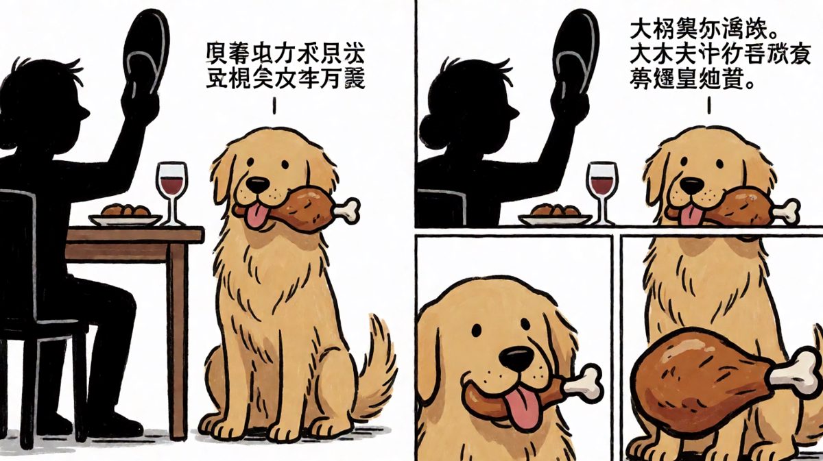 它先动的手！是盘子先动的手！