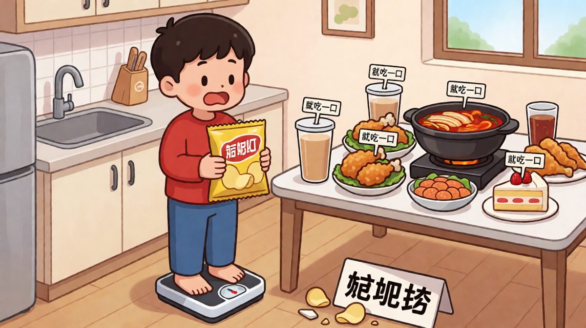 减肥第一天的我：明天一定开始