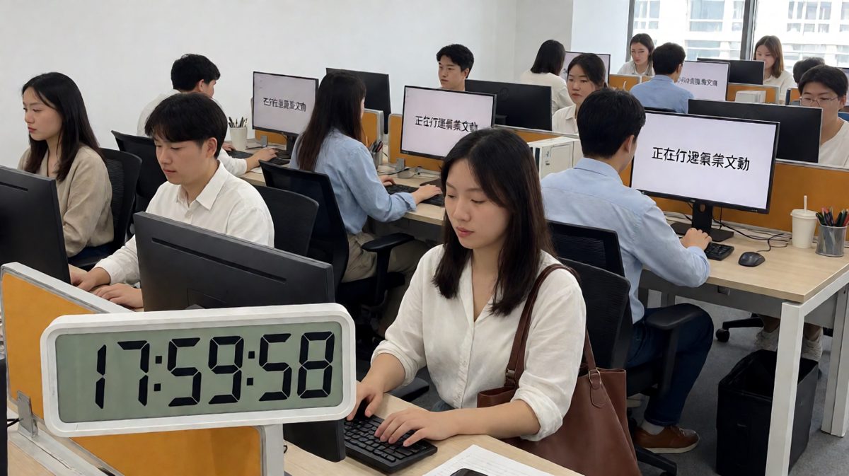 周五下班前最后两分钟，是我一年中最专注的时刻