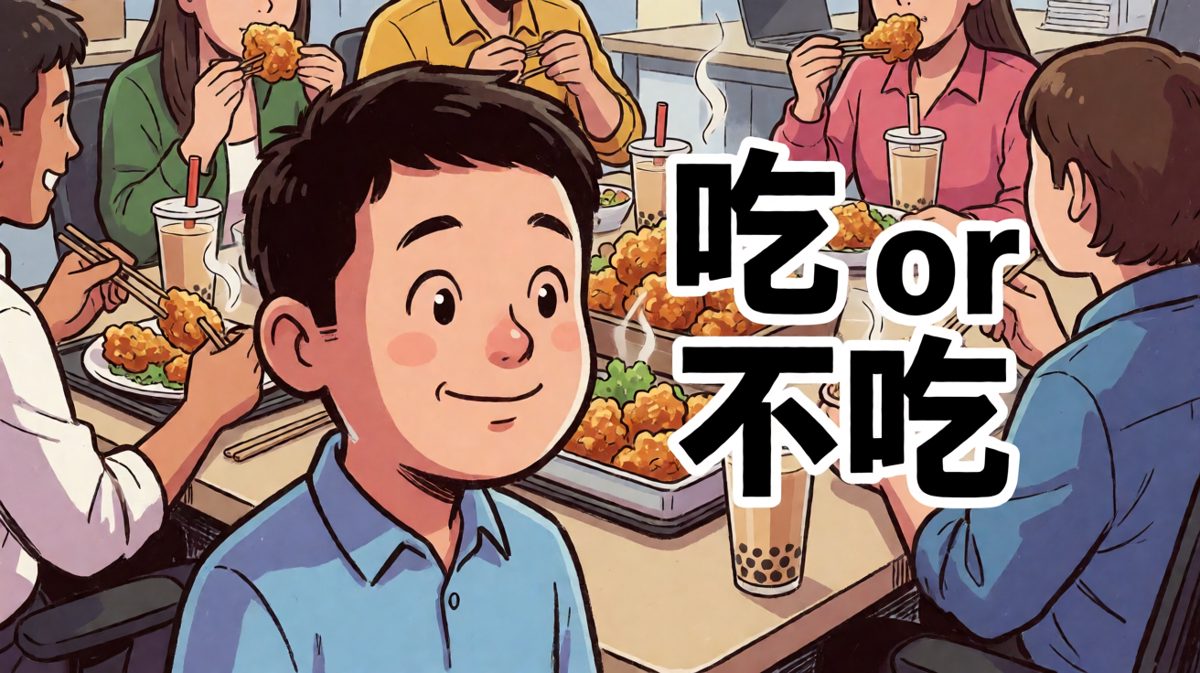 同事的外卖太香了，减肥决心开始动摇！