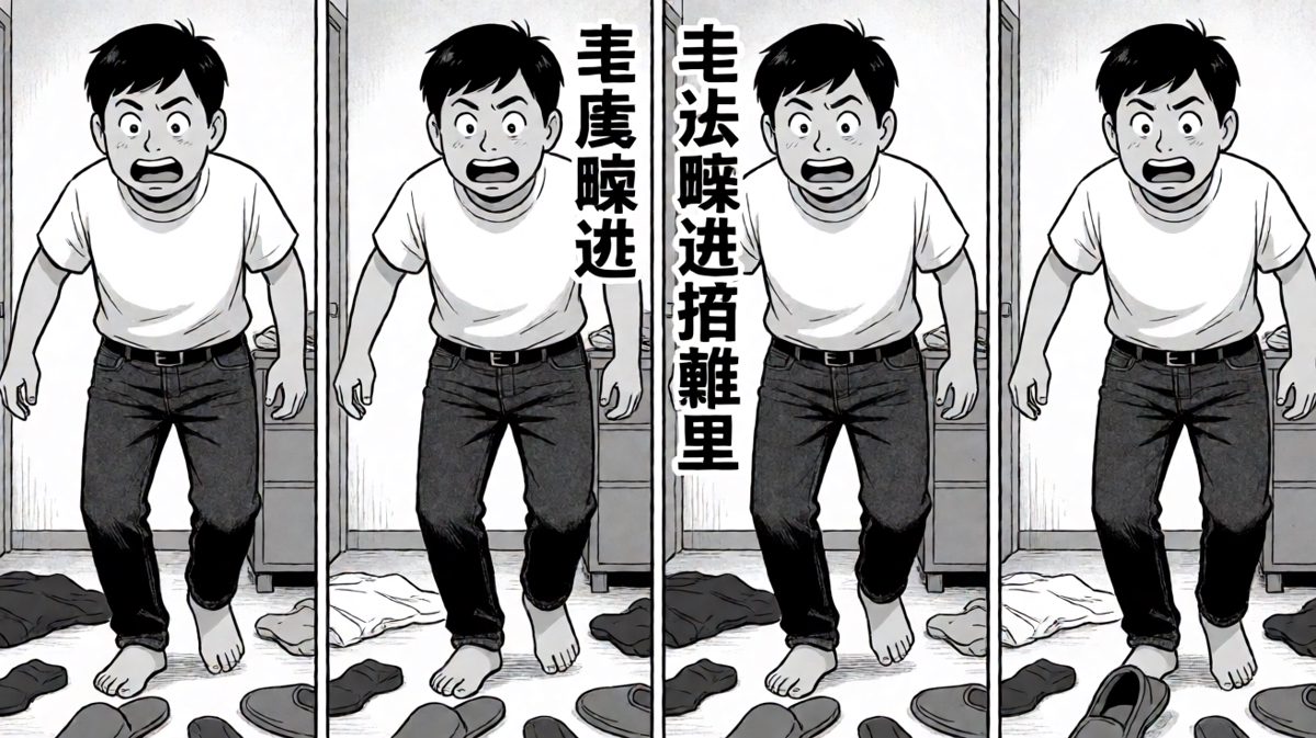 时间只有三分钟，但生活已经一团糟