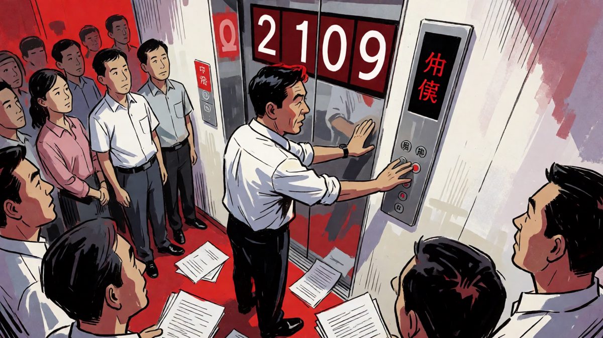 电梯门关上的那一刻，仿佛关上了我最后一丝尊严