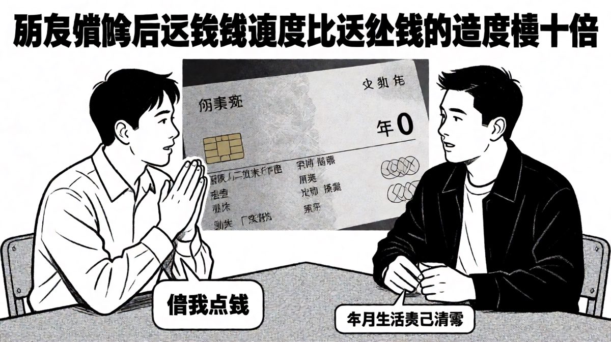 借钱给朋友之前请确保你们不打算做朋友了