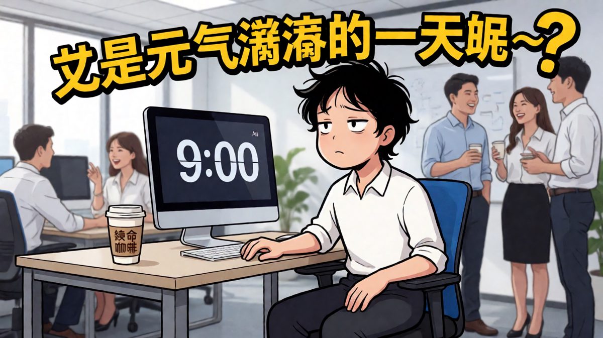 周一的打工人：我的灵魂已经离职了