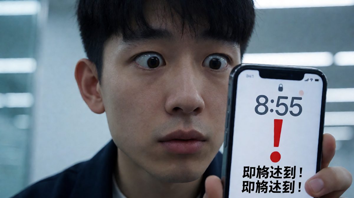 睡过头了！发现已经迟到