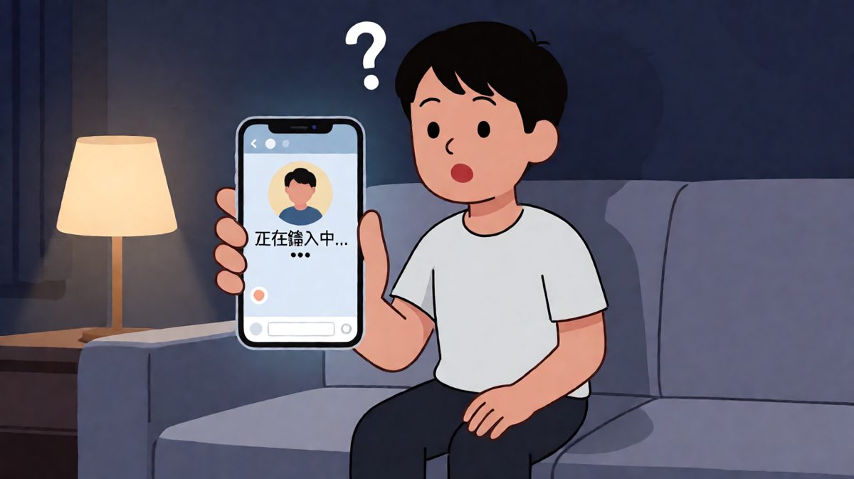 「正在输入中…」已经输入了四十七分钟，他到底在输入什么？输入空气吗？