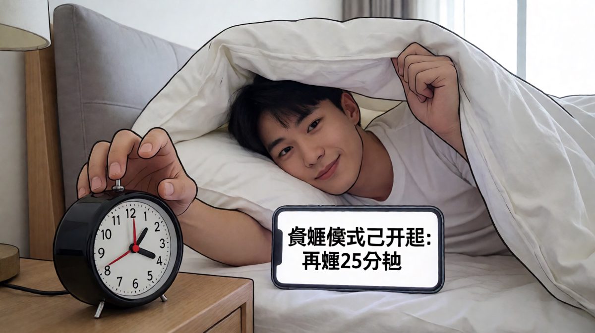 闹钟：起来了！我：不，你没有