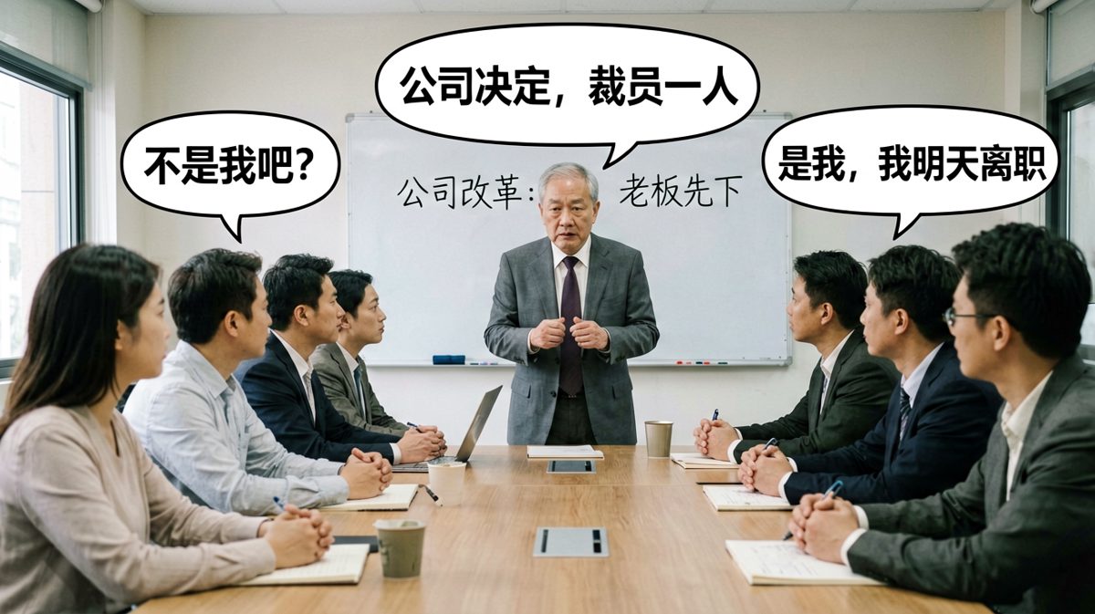 老板说要裁员，结果裁的是自己