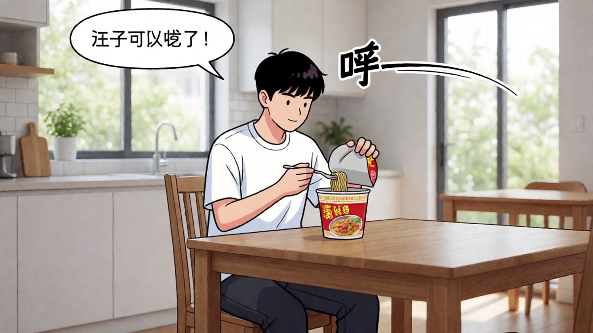 终于吃到了！迫不及待大快朵颐