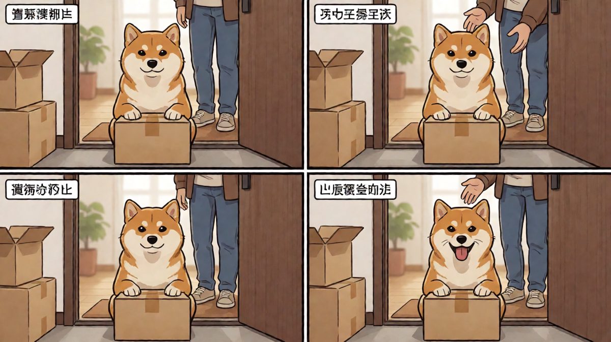 狗狗：这个是我的！谁也别想抢走我的快递！