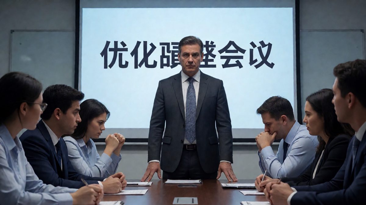 老板（严肃）：今天这个会，是关于公司人员优化的……大家不要紧张。员工们面面相觑。老板深吸一口气：优化的是我，我申请离职去创业了。你们继续卷，我先撤了！