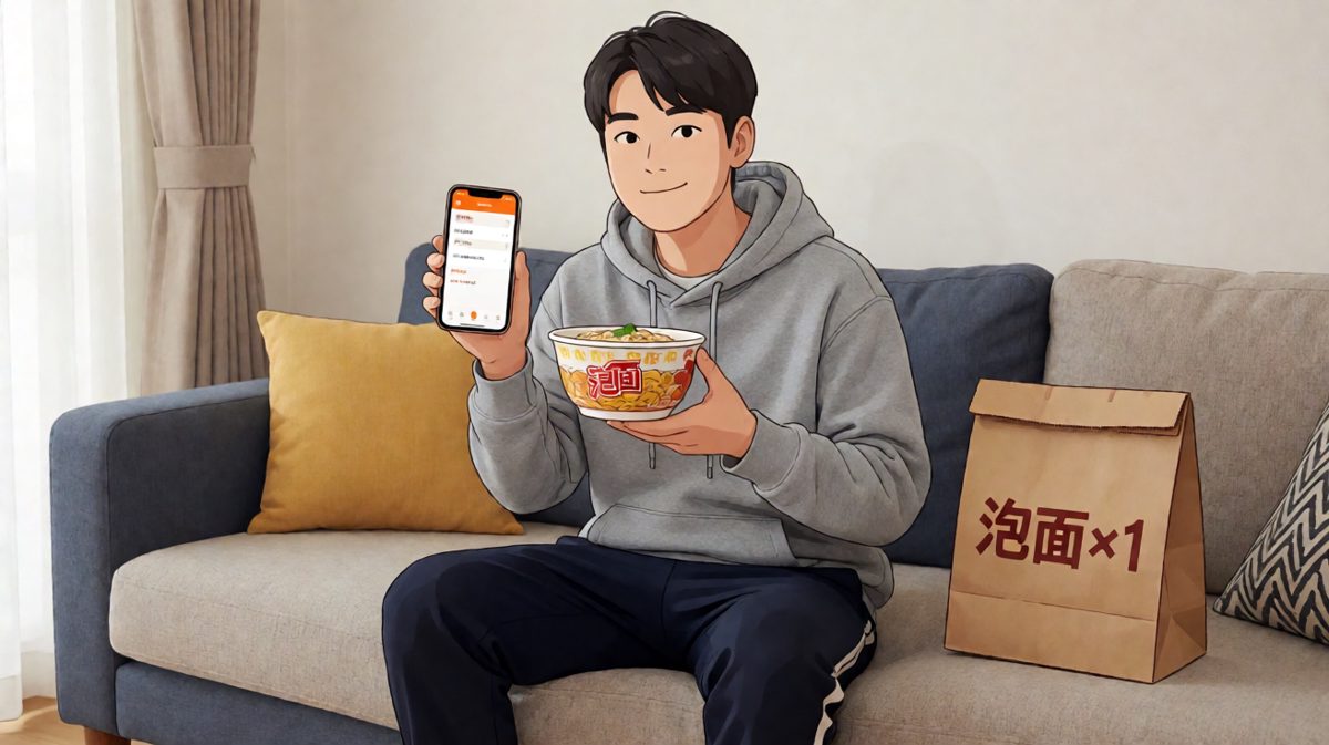 最后发现——自己明明点了外卖