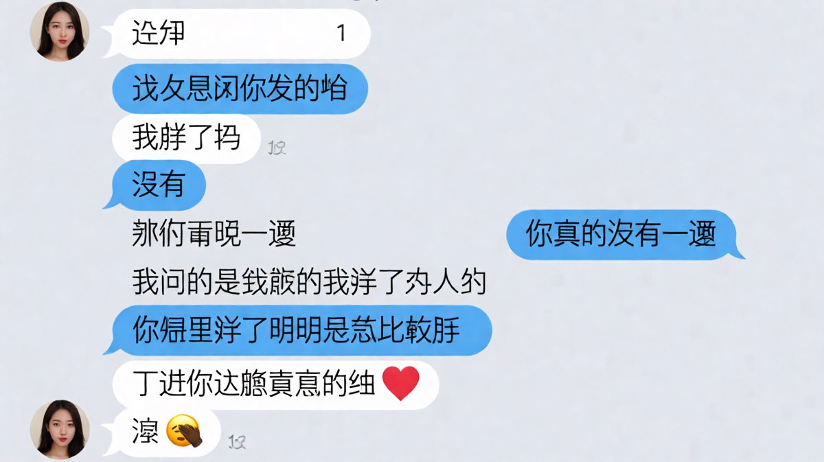 男生以为求生欲拉满赢了，最后被一句'滚'击溃防线，女生笑到捂脸。