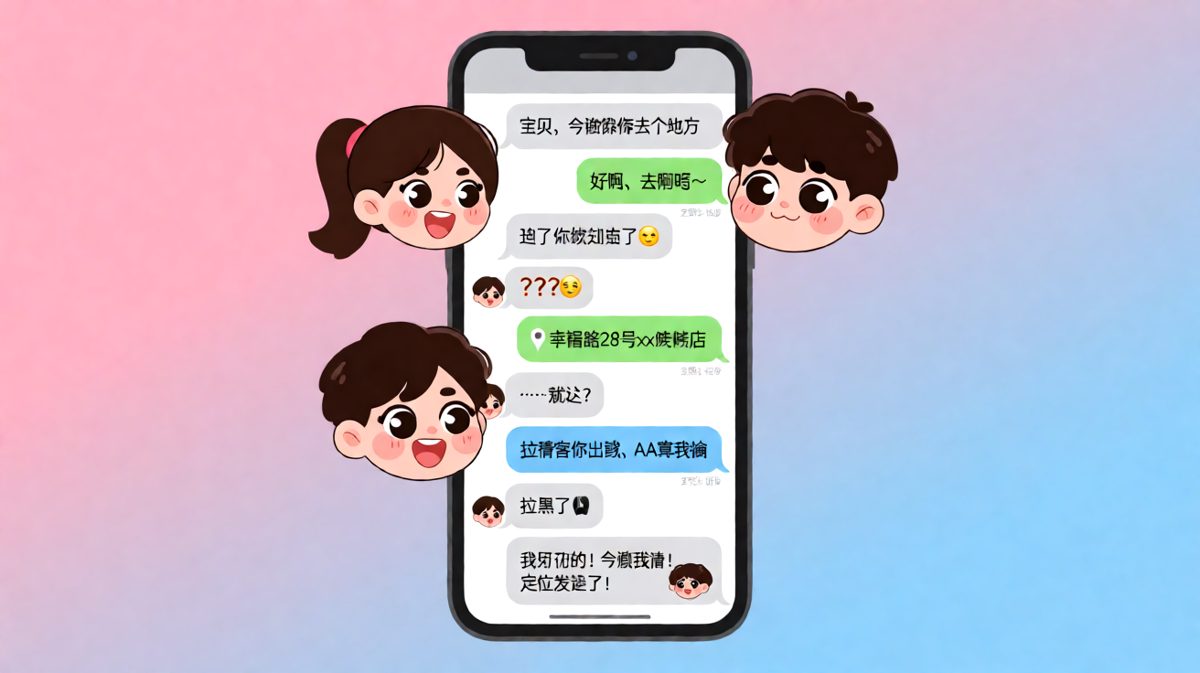 浪漫惊喜变烤串陷阱，AA制的求生欲让人哭笑不得。