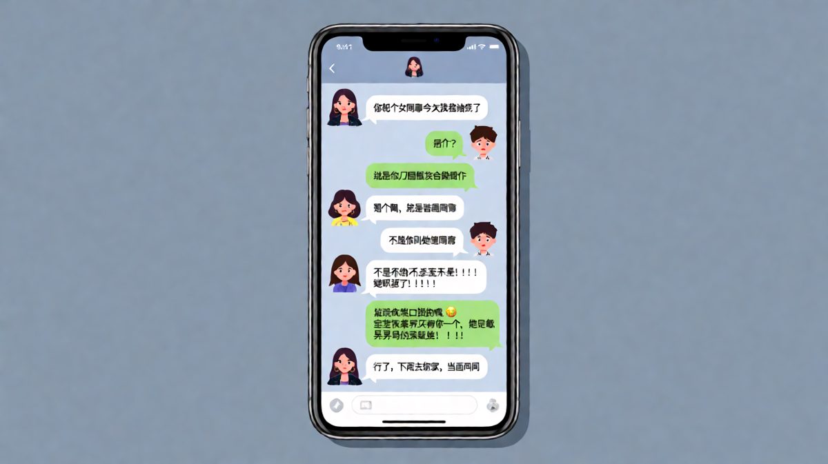 男同事一句玩笑引发连环危机，解释越描越黑的经典翻车。
