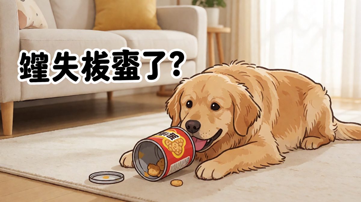 狗狗的智商就像那个空罐头