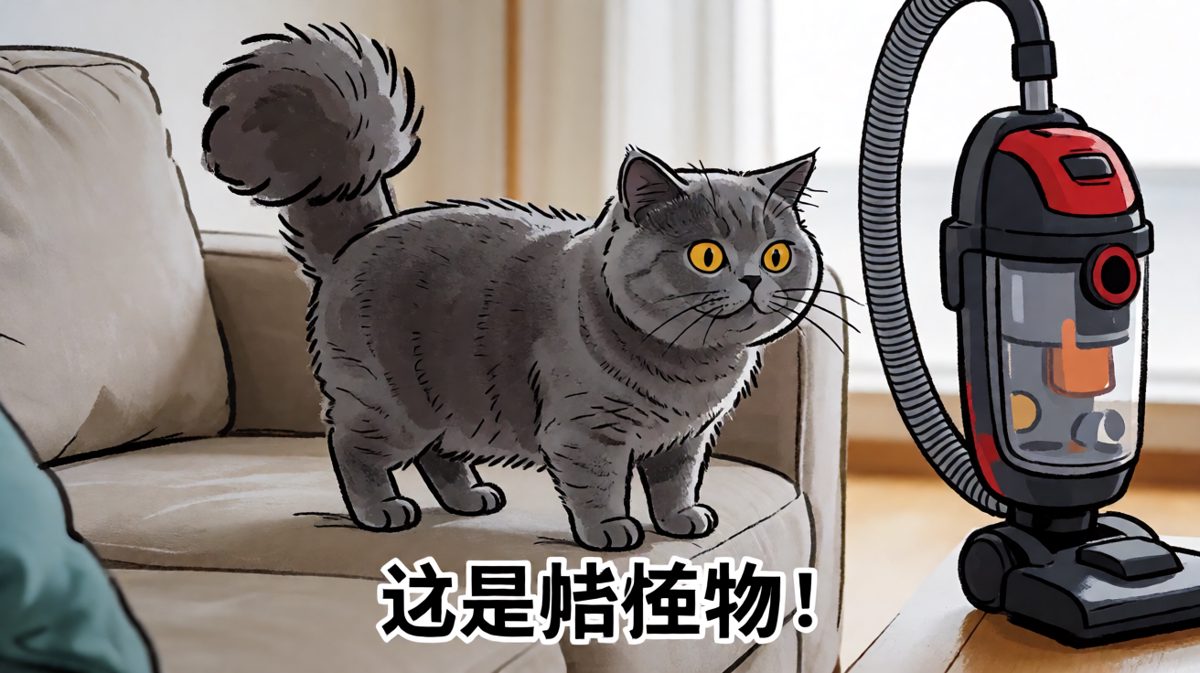 猫咪和吸尘器的世纪之战