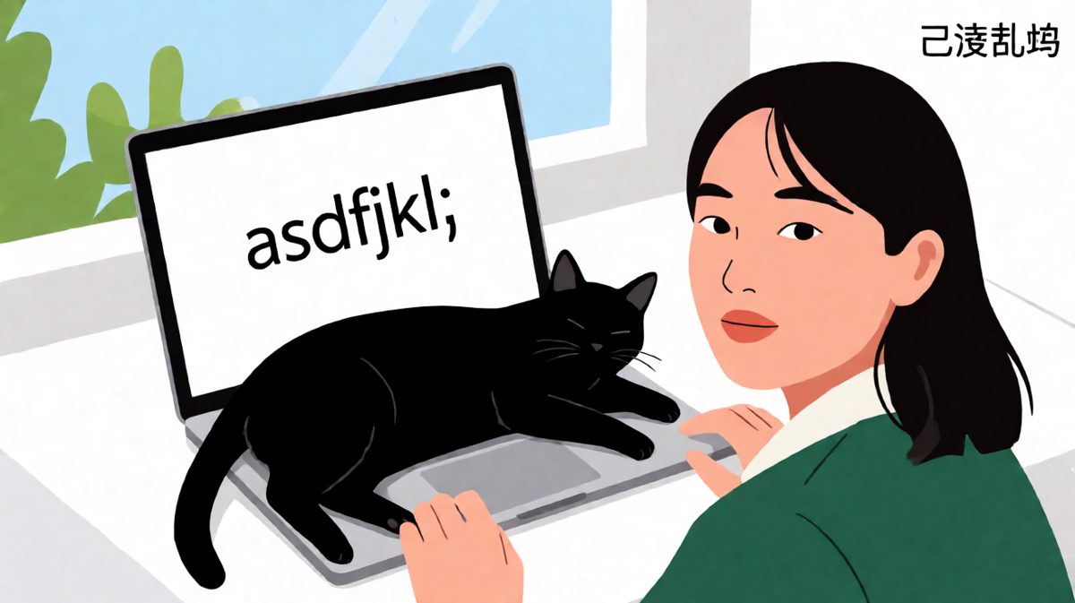 当你以为工作被打断，其实是猫在写代码