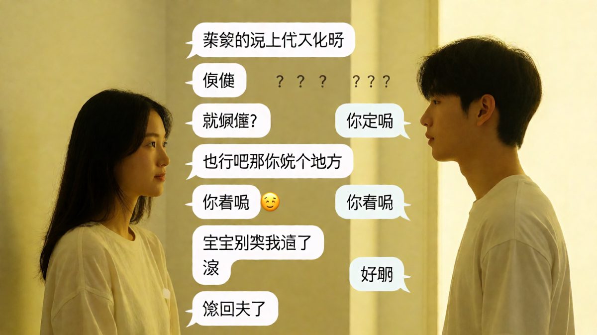 随便这个词是情侣聊天最大的谎言