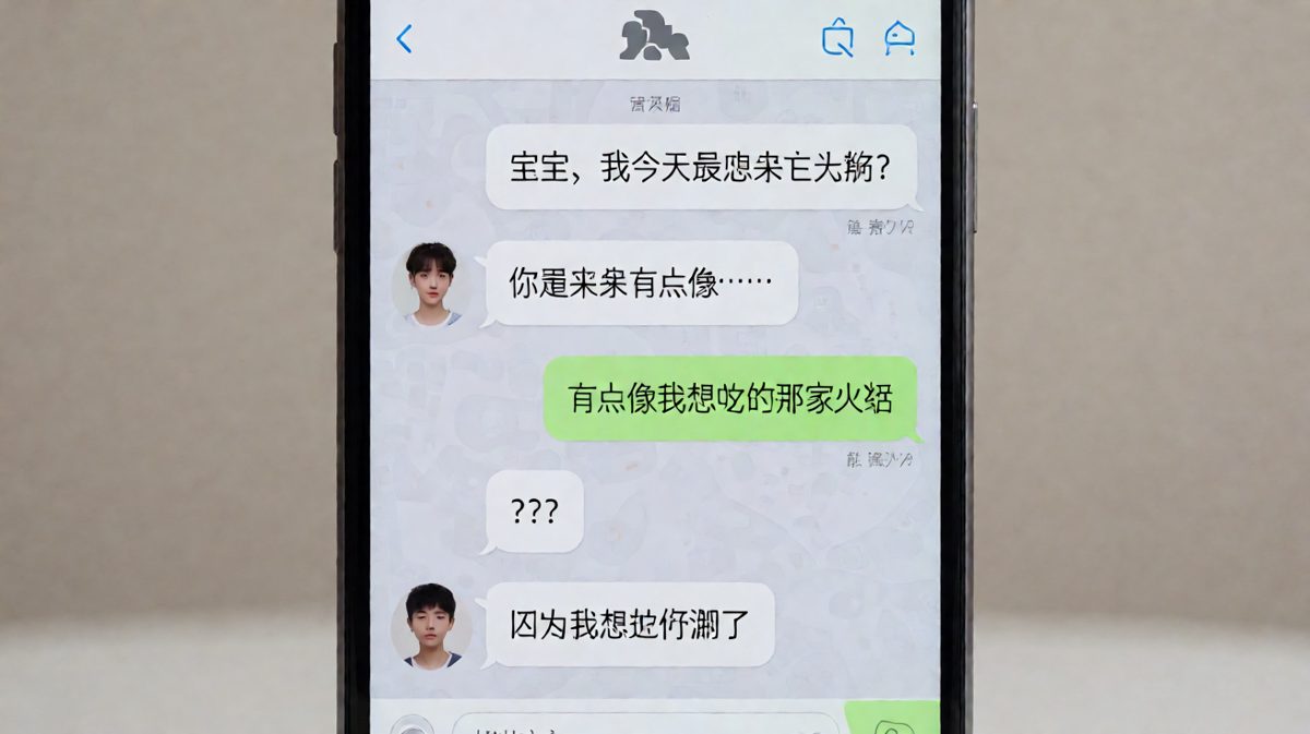 直男比喻引发的火锅误会