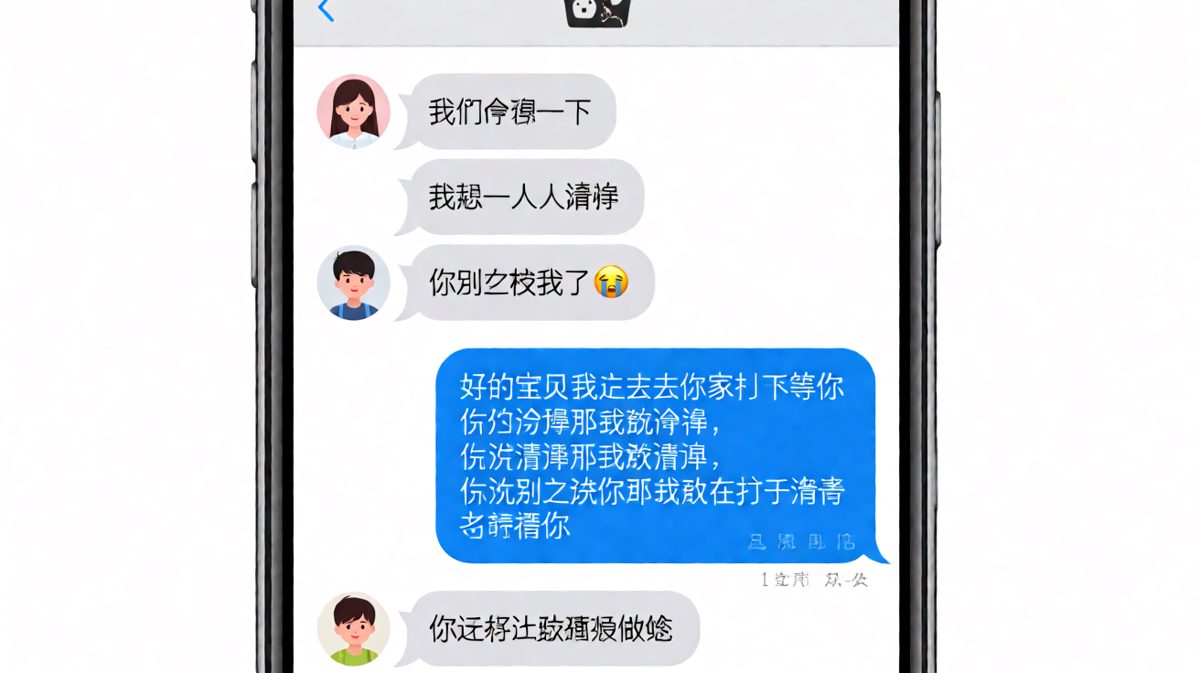 把'冷静'理解成字面意思的直男操作