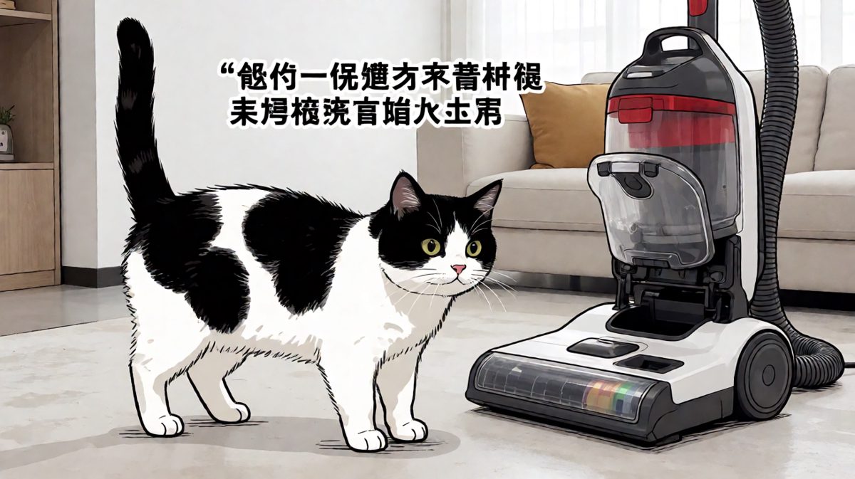 猫咪：这怪物为什么一直在吼我！