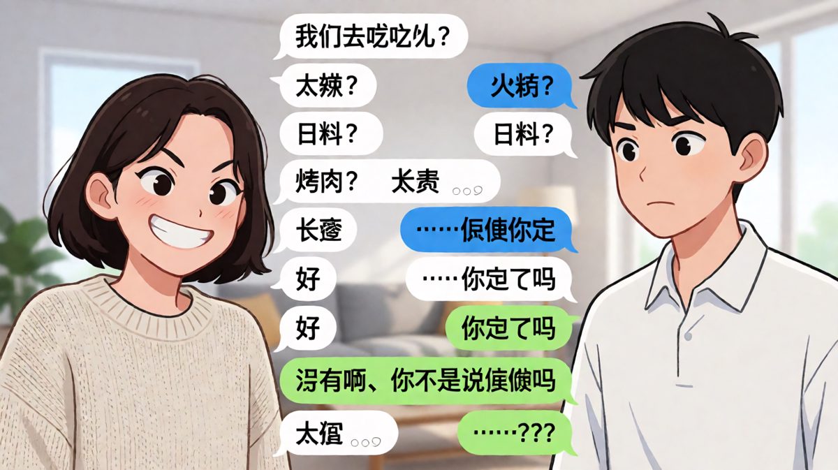 随便这两个字，是男生听过最难的题