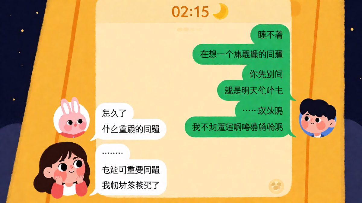 深夜「重要问题」悬念拉满，结果只是纠结明天吃什么