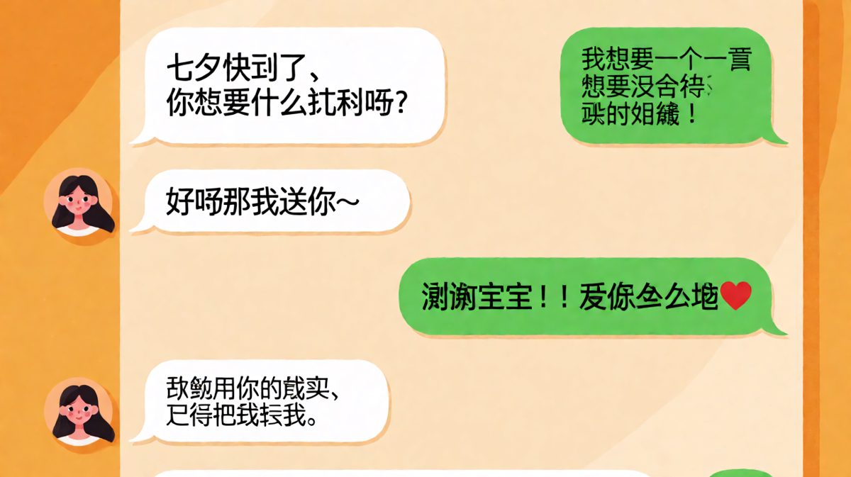 男朋友送的七夕礼物，是用女朋友的钱买的