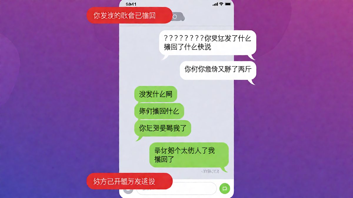 撤回的消息比直发还致命