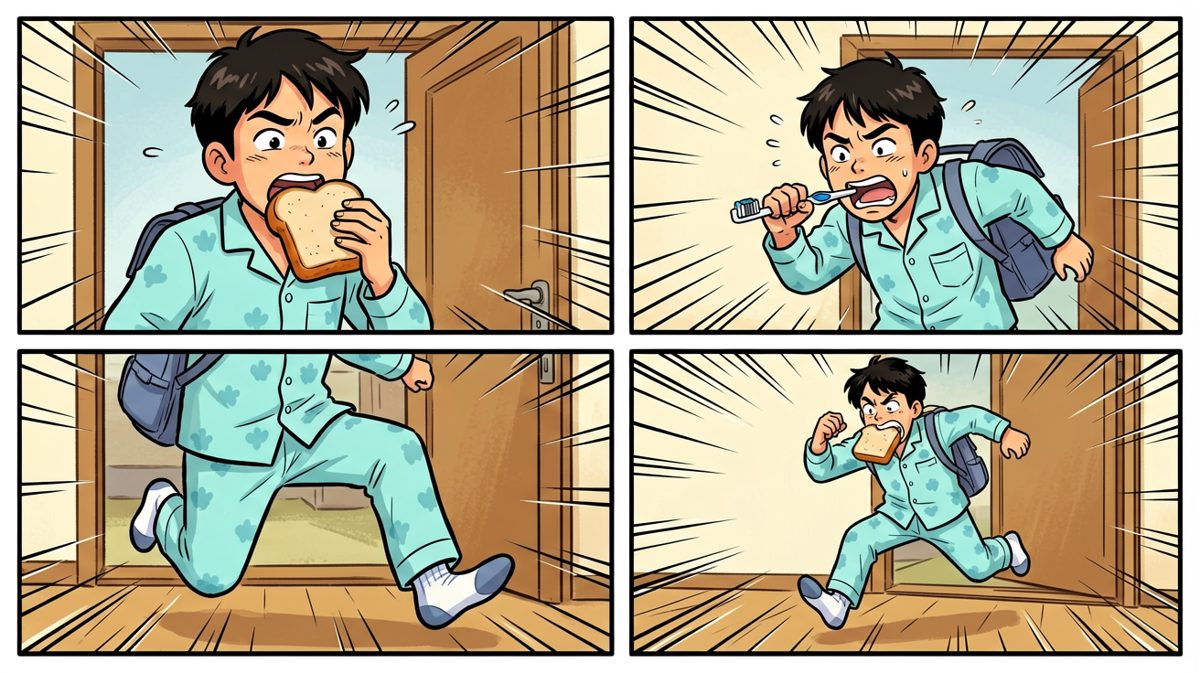 迟到了迟到了迟到了——！