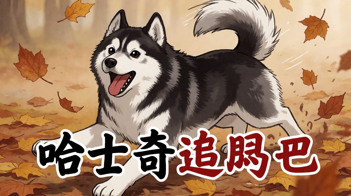 狗：我的尾巴为什么总是逃跑！！