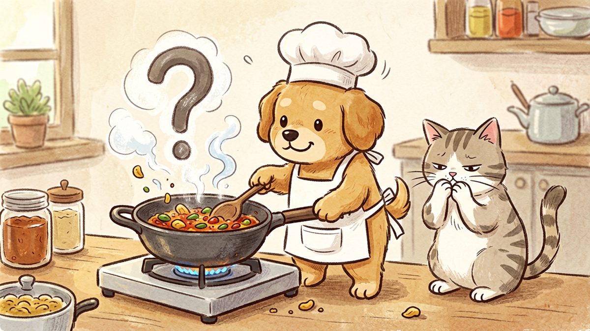 狗大厨今日特供：黑暗料理盲盒一份。