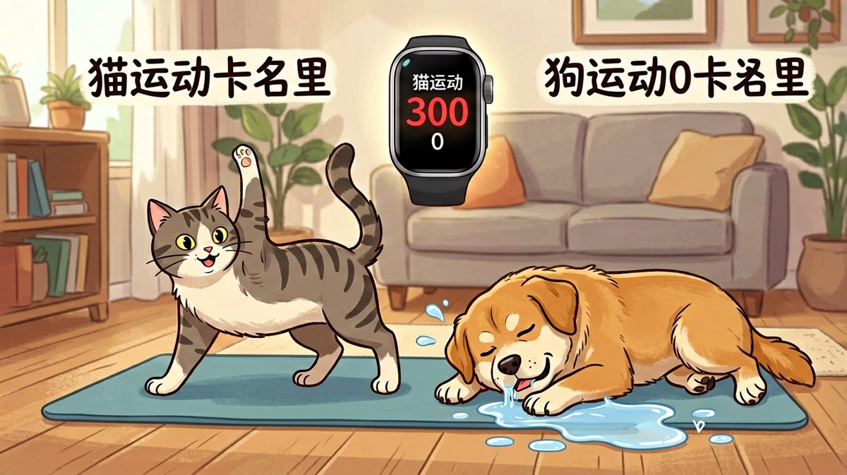 同样的瑜伽垫，不同的努力程度。