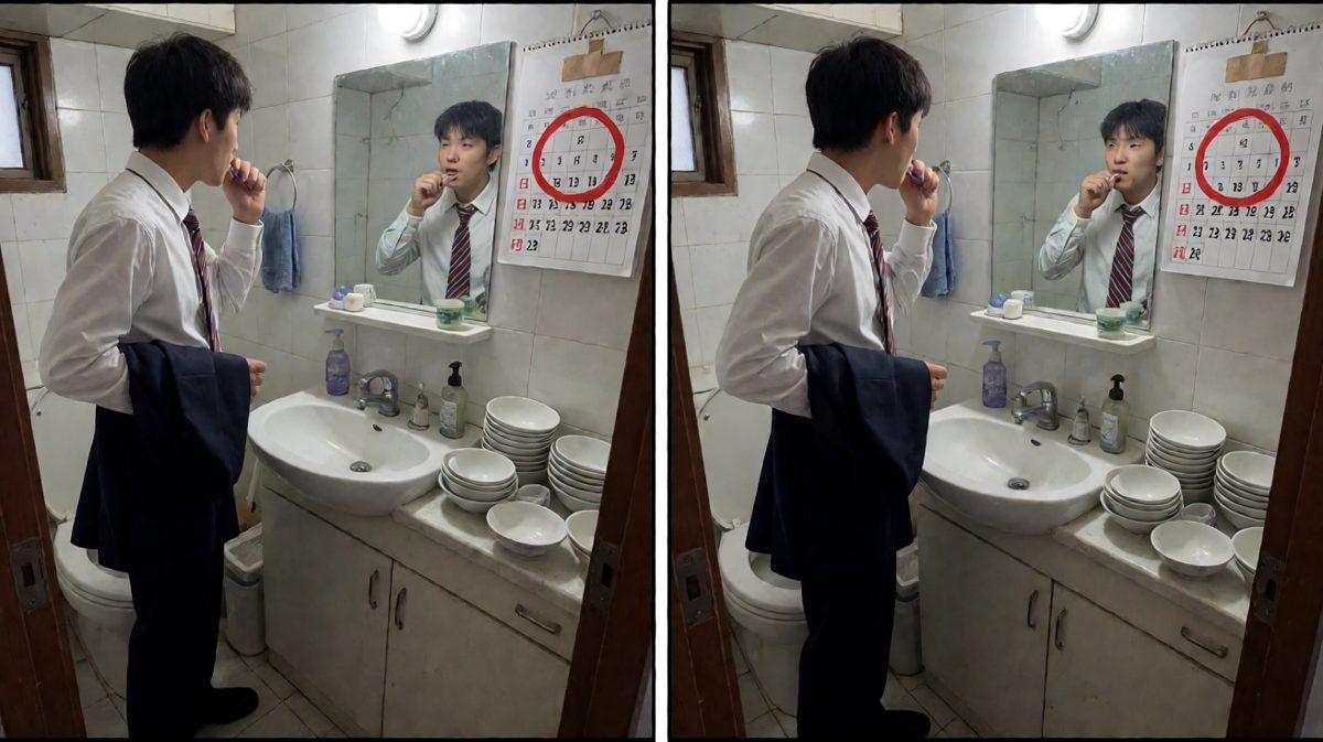 洗漱穿搭一套连招，主打一个手忙脚乱！