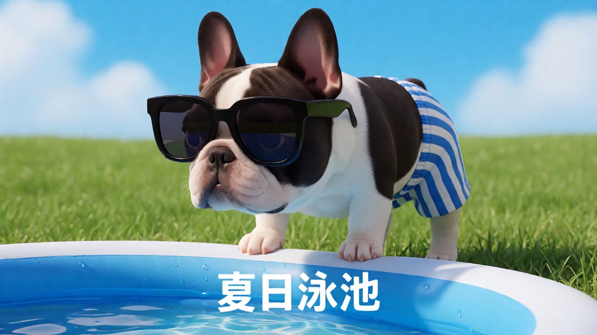 它以为这是走秀T台，结果发现前面是两米深的池子。