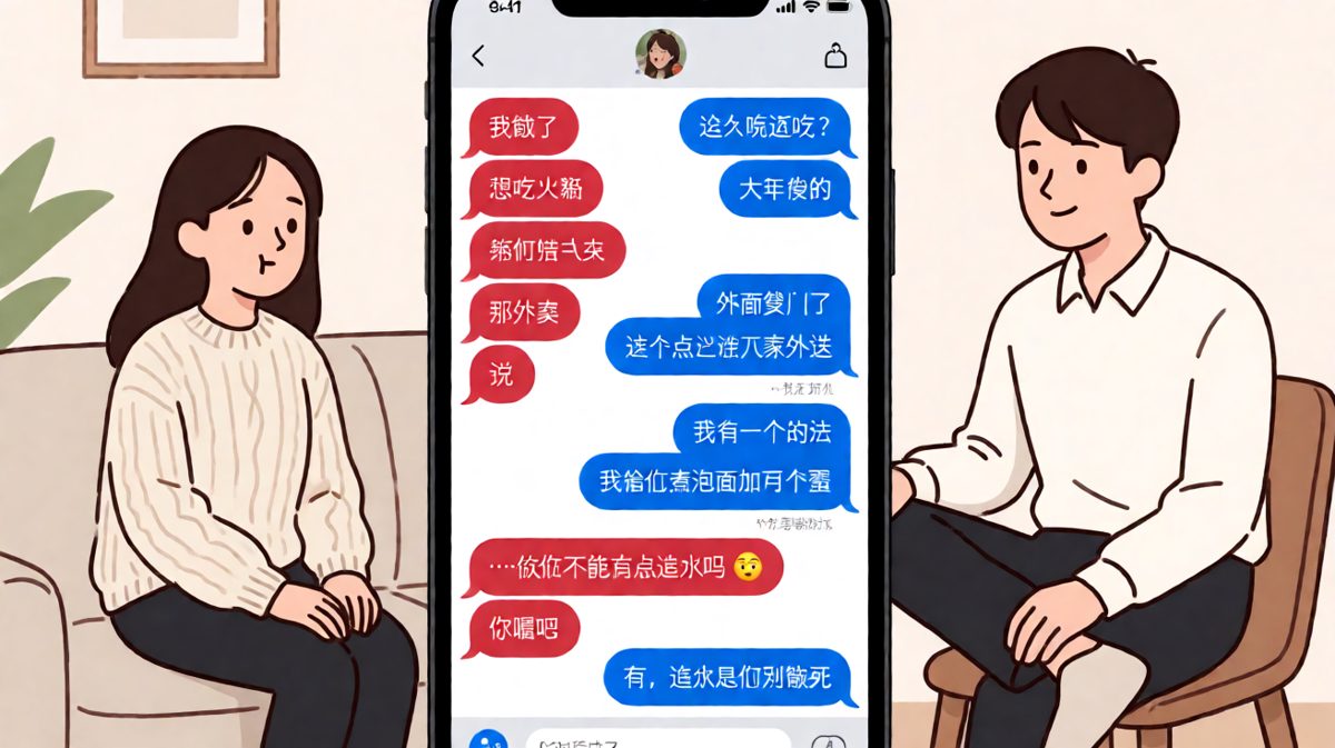 泡面加蛋是底线，爱你在心口难开