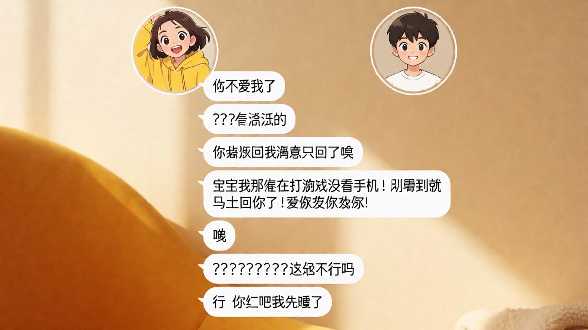 一个「嗯」引发的情感危机，以「哦」收尾