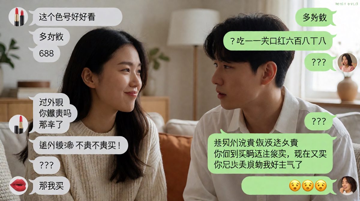 688元口红的蝴蝶效应，男生每一步都走在雷区上。