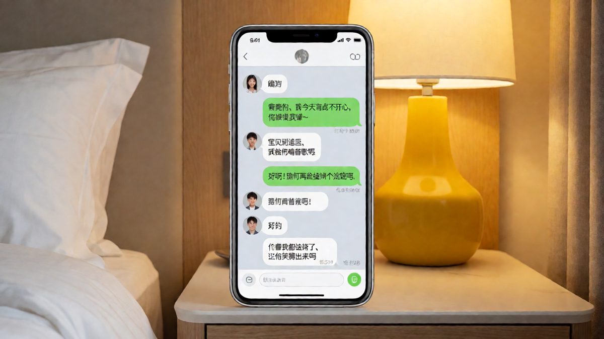男生用发自拍的方式完成了最高级的哄人技能——