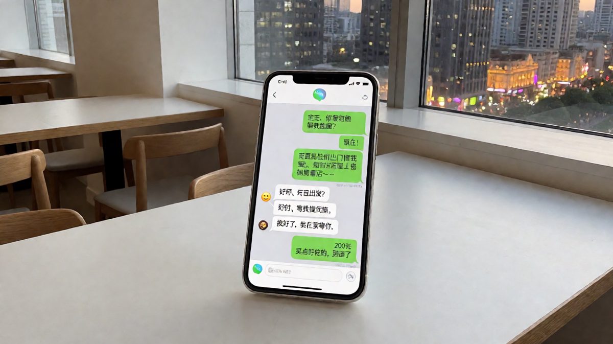 误会解除后，男生用转账默默结束了这场逛街危机——