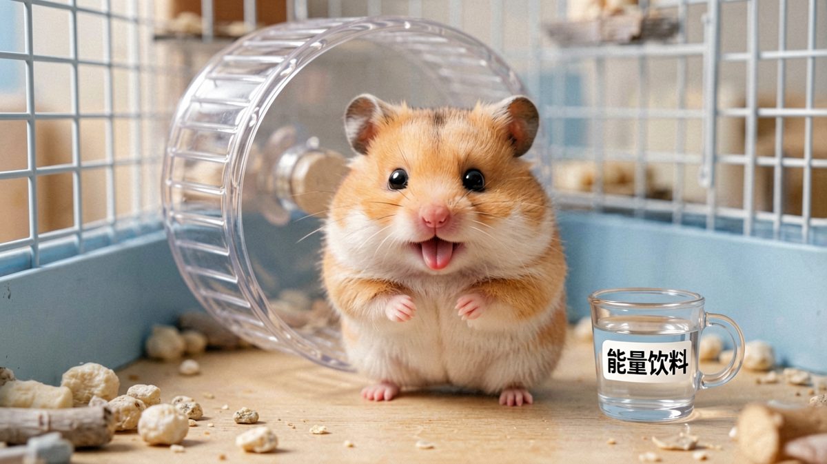 本仓鼠今天也要为减肥事业拼尽全力！