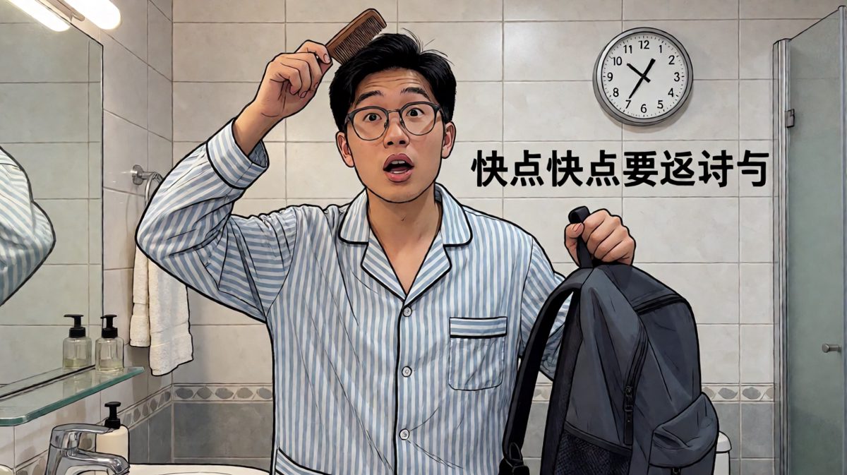极限30分钟洗漱挑战