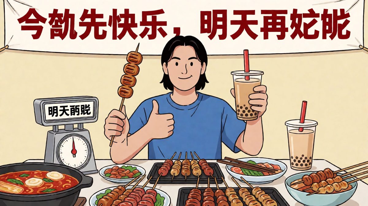 减肥是明天的事，但美食是现在的快乐