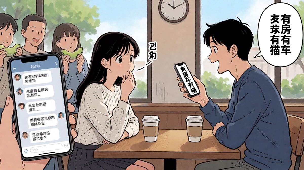 相亲现场·社死只需三句话