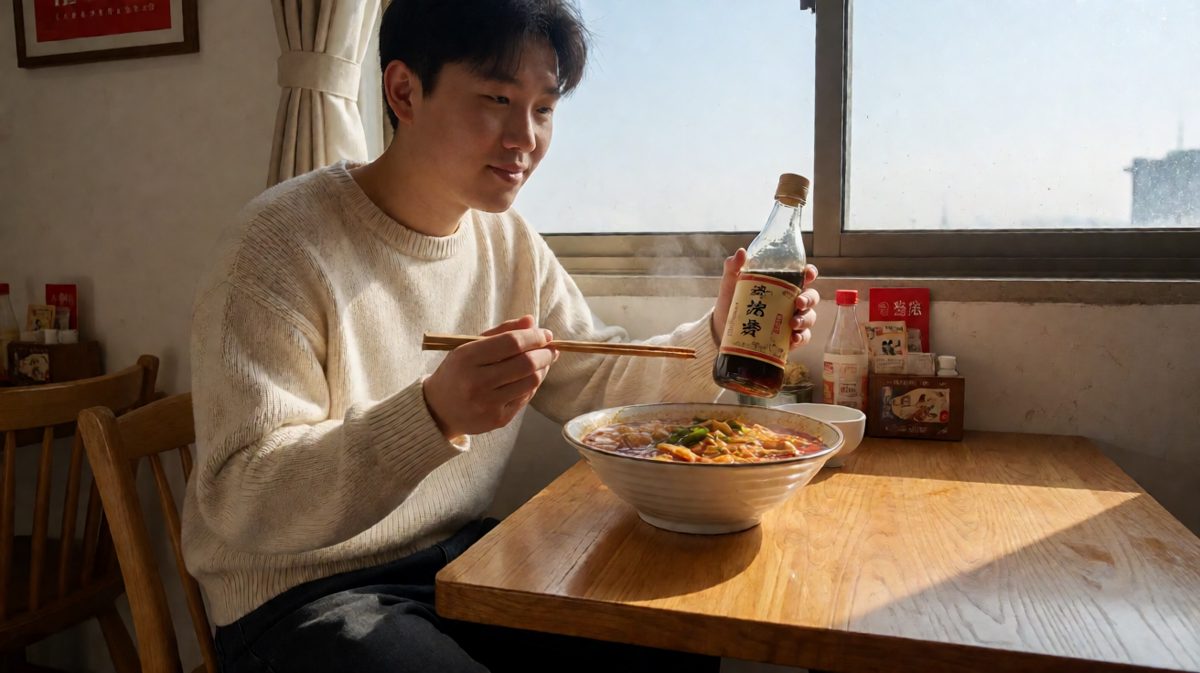 麻辣烫好吃，但这瓶醋我要用到下辈子。
